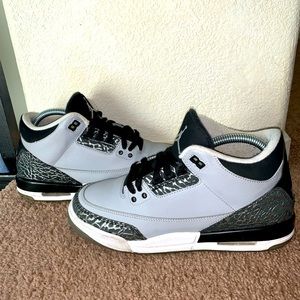 Air Jordan 3 wolf grey 7Y